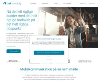 Linkmobility.dk(Mobilkommunikation på en nem måde) Screenshot