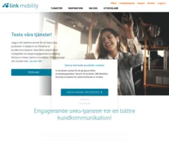 Linkmobility.se(SMS-tjänster för företag och organisation) Screenshot
