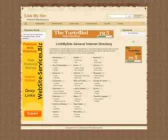 Linkmysite.net(Link my site directory) Screenshot