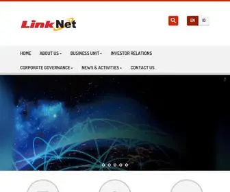 Linknet.co.id(Linknet) Screenshot