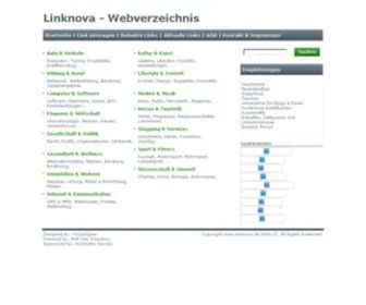Linknova.de(Webverzeichnis) Screenshot