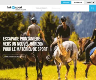 Linknsport.com(Plateforme d'achat et vente de matériel de sport d'occasion professionnel au meilleur prix) Screenshot
