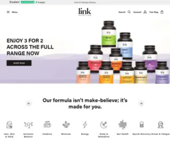 Linknutrition.com(Food Based vitamin and mineral supplements) Screenshot