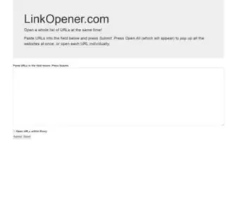 Linkopener.com(LinkOpener Productivity Tool) Screenshot