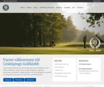 Linkopingsgk.se(Golfa i Linköping) Screenshot