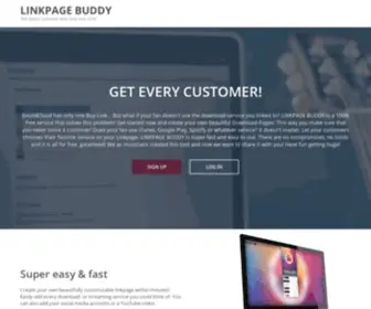 Linkpagebuddy.com(Get every customer with only one click) Screenshot