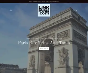 Linkparis.com(The day trips from Paris and Paris tours company) Screenshot