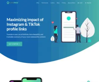 Linkpaw.com(Multiple Bio Links for Instagram) Screenshot