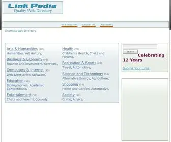 Linkpedia.net(LinkPedia Web Directory) Screenshot