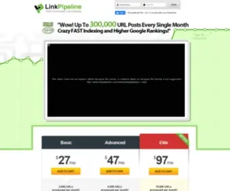 Linkpipeline.com(#1 Best Link Indexing Service) Screenshot