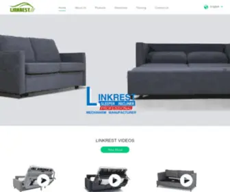 Linkrest.com(China Adjustable Sofabed Mechanism) Screenshot