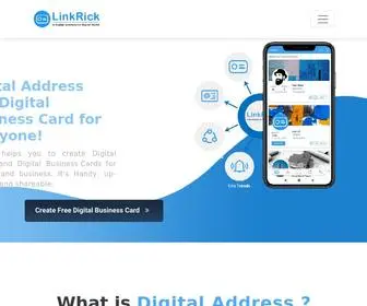 Linkrick.io(Digital Address) Screenshot