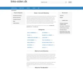 Links-Siden.dk(Ihren Link KOSTENLOS hinzufügen) Screenshot