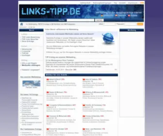 Links-Tipp.de(Willkommen bei Webkatalog) Screenshot