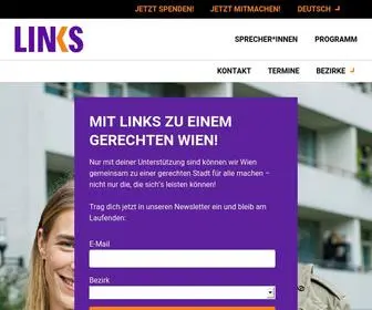 Links-Wien.at(LINKS Wien) Screenshot