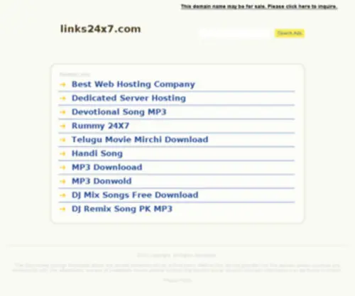 Links24X7.com(IPage) Screenshot