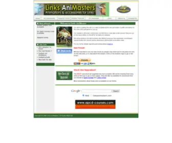 Linksanimasters.com(Links AniMasters...the next generation of golfer animations) Screenshot