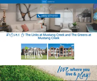 Linksatmustangcreek.apartments(The Links at Mustang Creek and The Greens at Mustang Creek) Screenshot