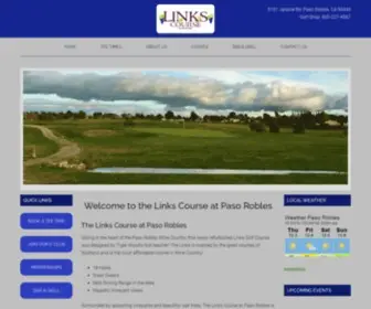 Linkscourseatpasorobles.com(Links Course at Paso Robles) Screenshot