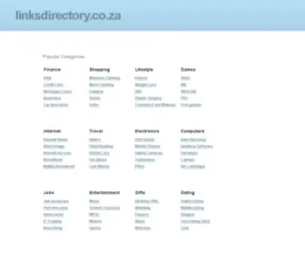 Linksdirectory.co.za(South Africa Web Directory) Screenshot