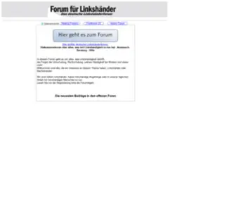 Linkshaenderforum.org(Forum fÃ¼r Linkshänder) Screenshot