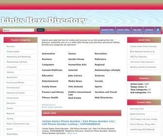 Linkshere.com.ar(Link For Free Directory) Screenshot