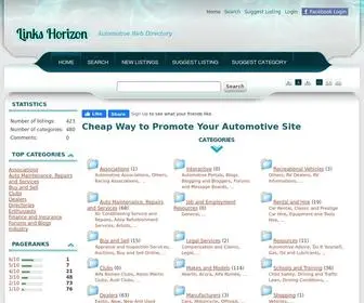 Linkshorizon.com(Cheap Way to Promote Your Automotive Site ) Screenshot