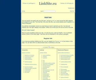 Linksite.eu(Add link) Screenshot