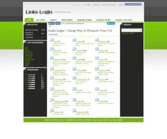 Linkslogin.com(Cheap Way to Promote Your Url) Screenshot