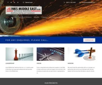 Linksmiddleeast.com(Links Middle East) Screenshot