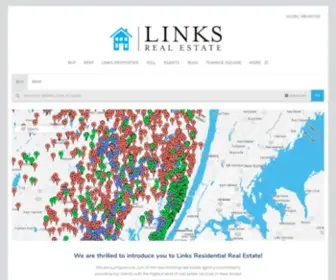 Linksnj.com(Links Residential Real Estate) Screenshot