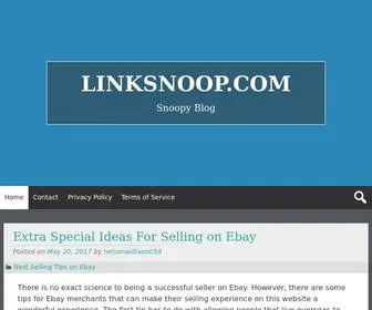 Linksnoop.com(Snoopy Blog) Screenshot