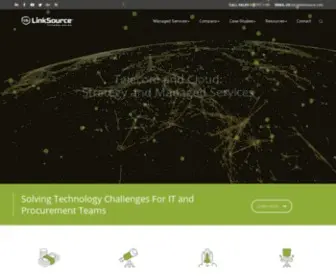 Linksource.com(Enterprise Technology Management & Advising) Screenshot
