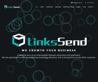 Linkssend.com(Home) Screenshot