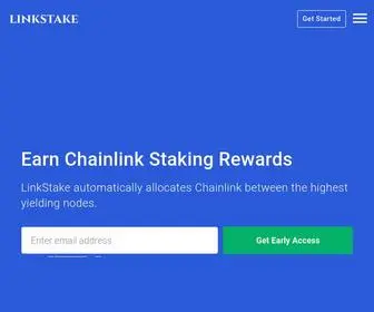 Linkstake.com(Earn Chainlink Staking Rewards) Screenshot