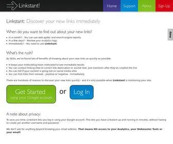 Linkstant.com(Discover Your New Links) Screenshot