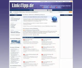Linkstipp.de(Willkommen bei Webkatalog) Screenshot