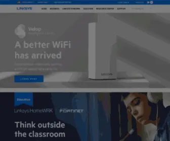 Linksys.net(Networking & WiFi Technology) Screenshot