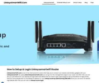 Linksysmarrtwifi.com(Linksys Smart WiFi) Screenshot