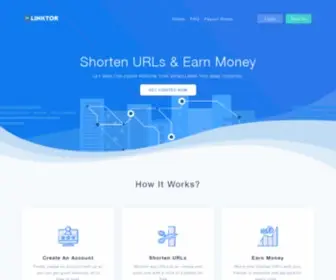 Linktor.io(Earn Money Online By Links Shortening) Screenshot