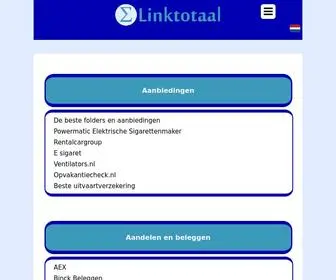 Linktotaal.nl(Het totaal) Screenshot