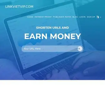 Linkvietvip.com(LinkVietVip Best URL Shortener To Earn Money 2019) Screenshot