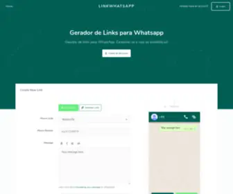 Linkwhatsapp.com(Gerador de links para Whatsapp) Screenshot