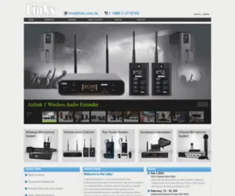 Linkx.com.tw(Infrared Microphone System) Screenshot