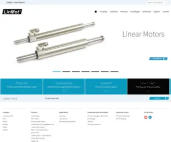 Linmot-USA.com(Linear Motion Technology Leader) Screenshot