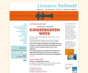 Linnaeusboekhandel.nl(Linnaeus Boekhandel) Screenshot