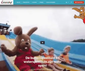 Linnaeushof.nl(Europa's grootste speeltuin) Screenshot