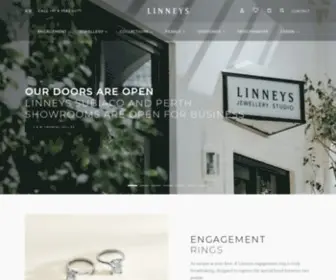 Linneys.com.au(Diamond Jewellery) Screenshot