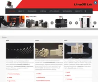 Lino3D.com(Homepage) Screenshot