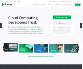 Linode.com(SSD Cloud Hosting) Screenshot